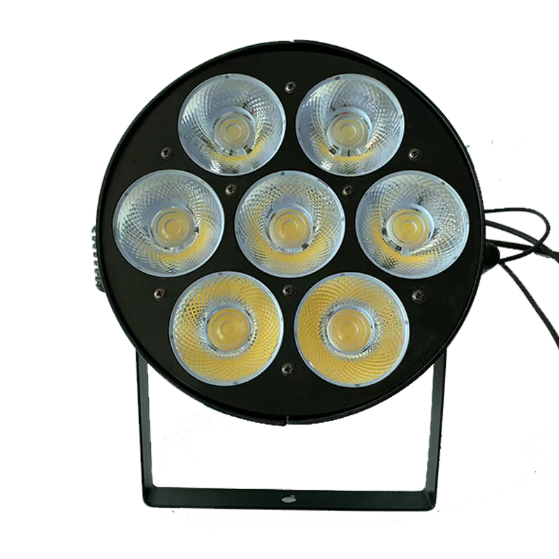 大功率 7*50W LED COB 双色暖白光泽帕灯舞台灯 led帕灯 400w