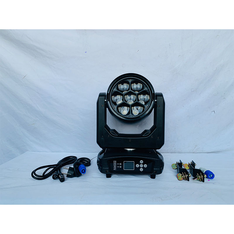 热销售迷你7*40W LED全彩色舞台轻4英寸1摇眼摇眼灯闪光染料