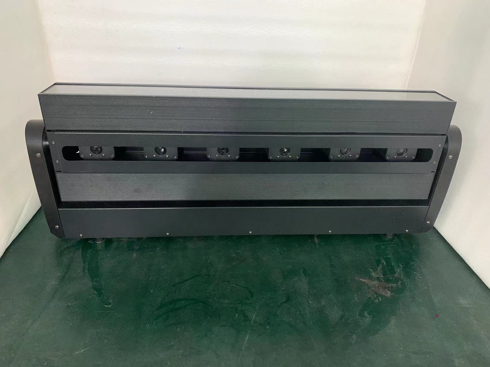 热销售6眼3 in 1 LED全颜色移动头部激光闪光灯光束DMX激光杆红色