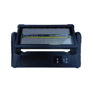 Висококачествена LED водоустойчива движеща се глава Strobe DMX Stage Lighting RGB Пълен цвят LED Студио осветление за открито