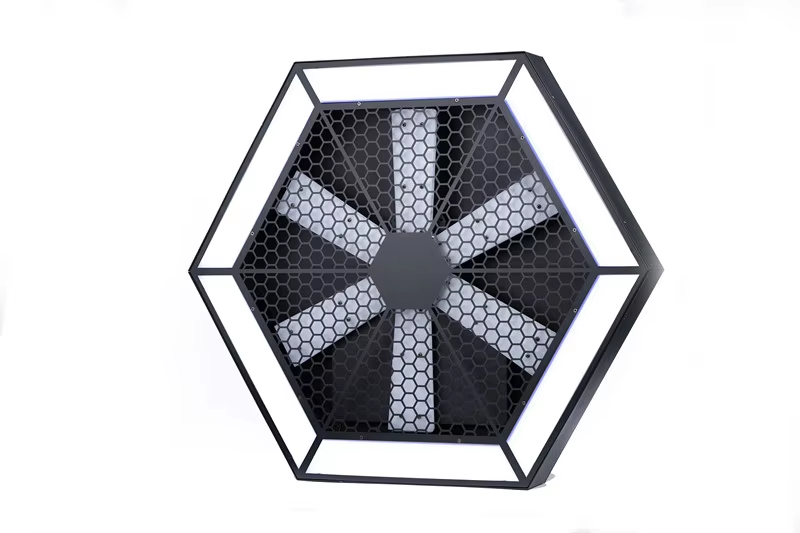 60X60 LED大风车像素背景灯染色闪烁LED风扇舞台灯