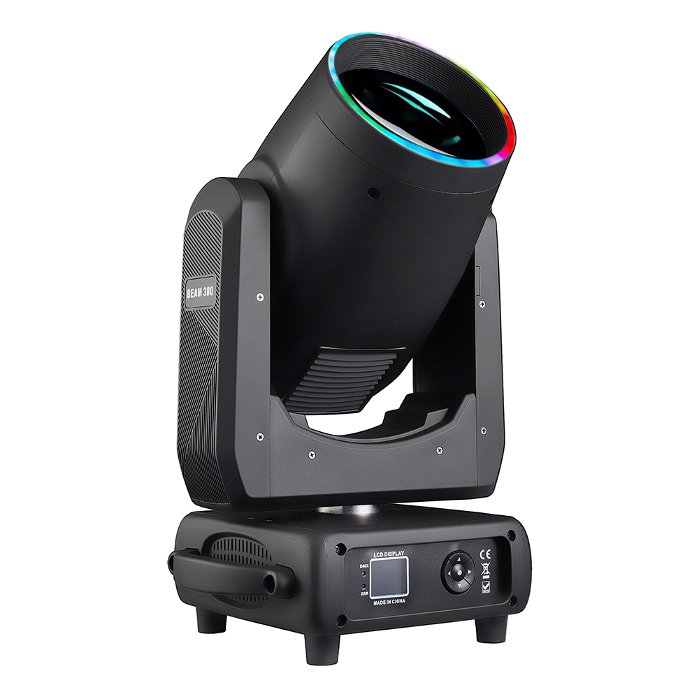 批发价380W摇头光束灯带光圈舞台LED效果灯头摇头灯