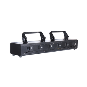 Matimba ya le henhla 6Eye 2W RGB Laser Animation DMX Laser Beam Bar Ku voninga ka xiteji xa 3D Laser Software leyi nga na vulawuri bya beyong .