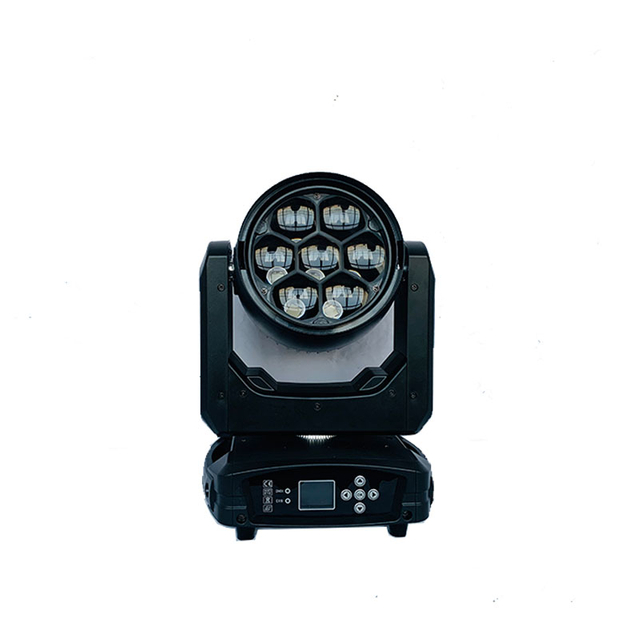 热销迷你7*40W LED全彩舞台灯4合1摇头蜂眼灯闪光染料灯