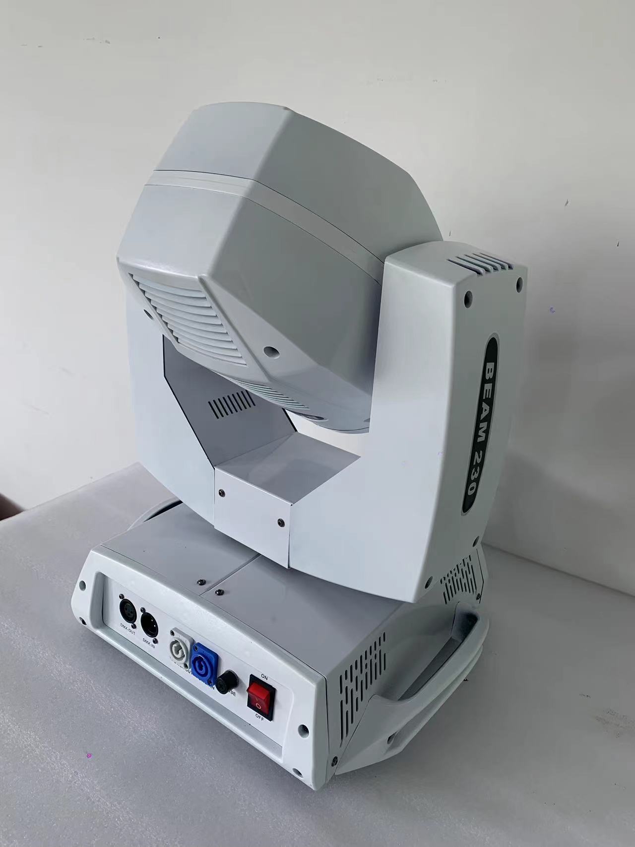 工厂供应白壳 230W 7R 光束灯 Dmx 舞台灯光