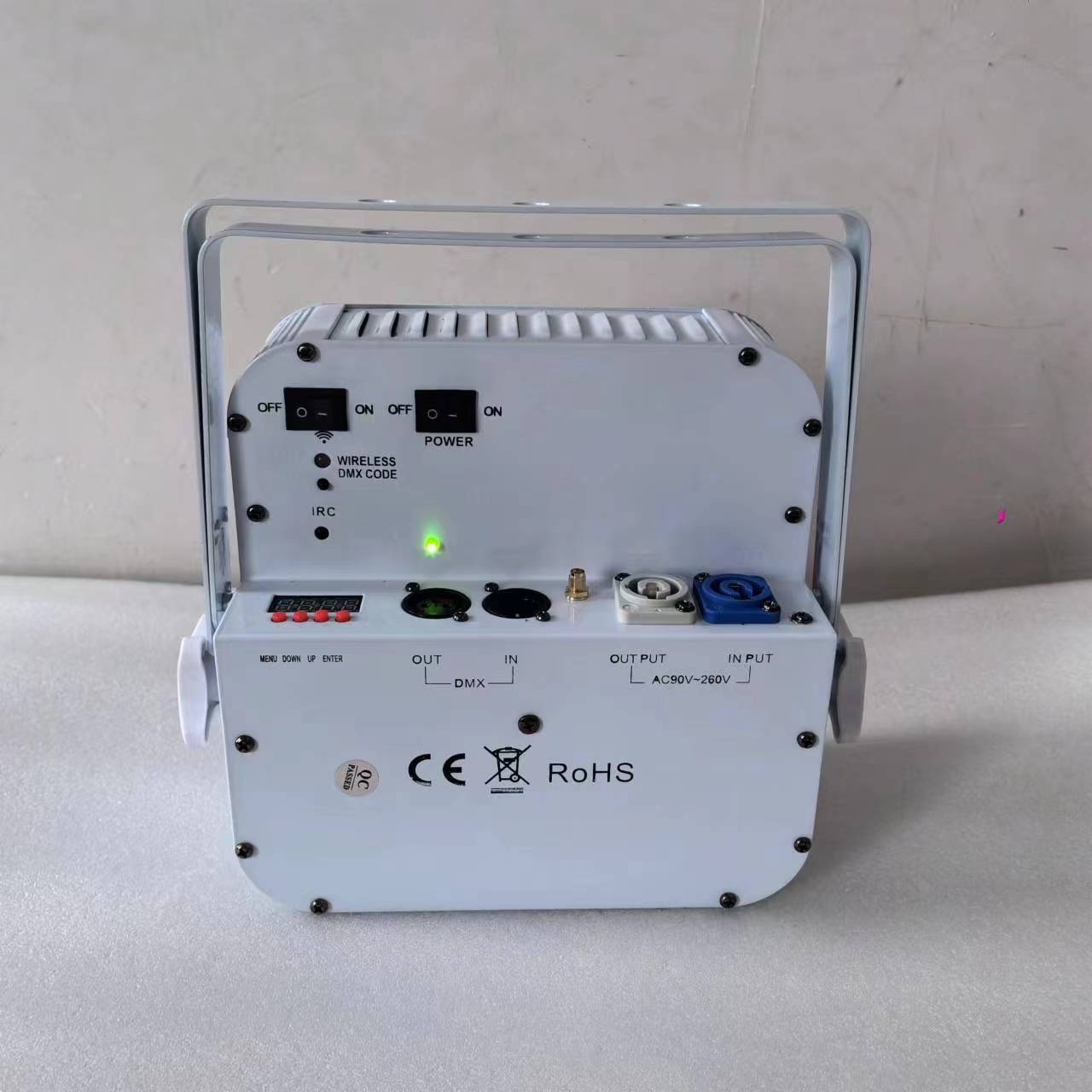 中国制造 9 * 18W 6 合 1 rgbwy+uv 电池帕灯 LED 无线帕灯可洗灯 dmx 控制