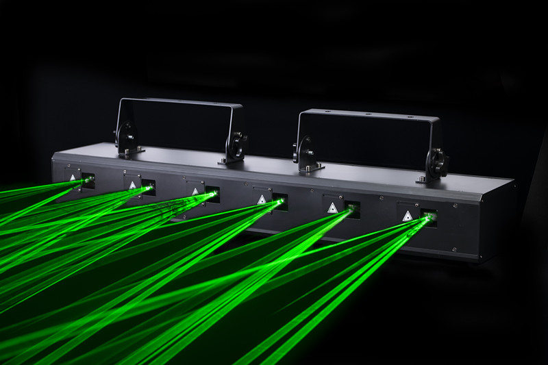 Hoobkas Muag Khoom Muag Wholesale Nqe 6-Qhov RGB Tag Nrho Cov Khoom Animated Laser Lub Teeb Pom Kev Teeb