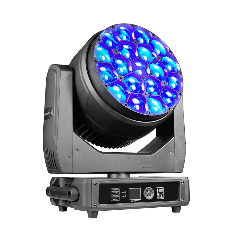 19x60W led RGBW 变焦蜜蜂洗眼舞台灯