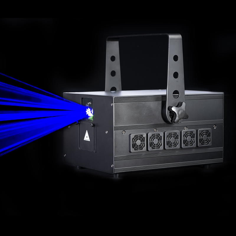 工厂供应 5W 8W 10W RGB 动画激光灯带 SD 卡 ILDA Dmx Connect DJ 灯俱乐部