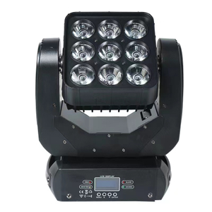 Pris Cyfanwerthol Arddulliau Newydd LED Matrics Golau Matrics Golau Llwyfan 9*10W LED Goleuadau Matrics Pen Symud