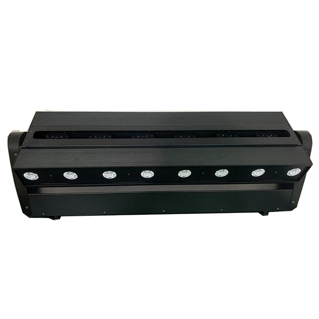 热销 6 眼 3 合 1 LED 全彩摇头激光频闪光束灯 dmx 激光照明条红色