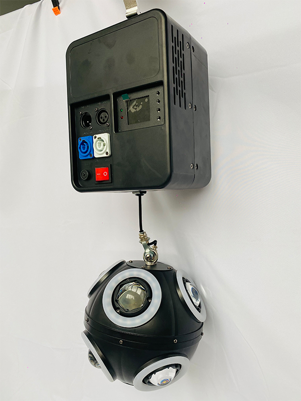 厂家直供更便宜LED升降足球灯条形效果矩阵点控染色爆款3D舞台灯