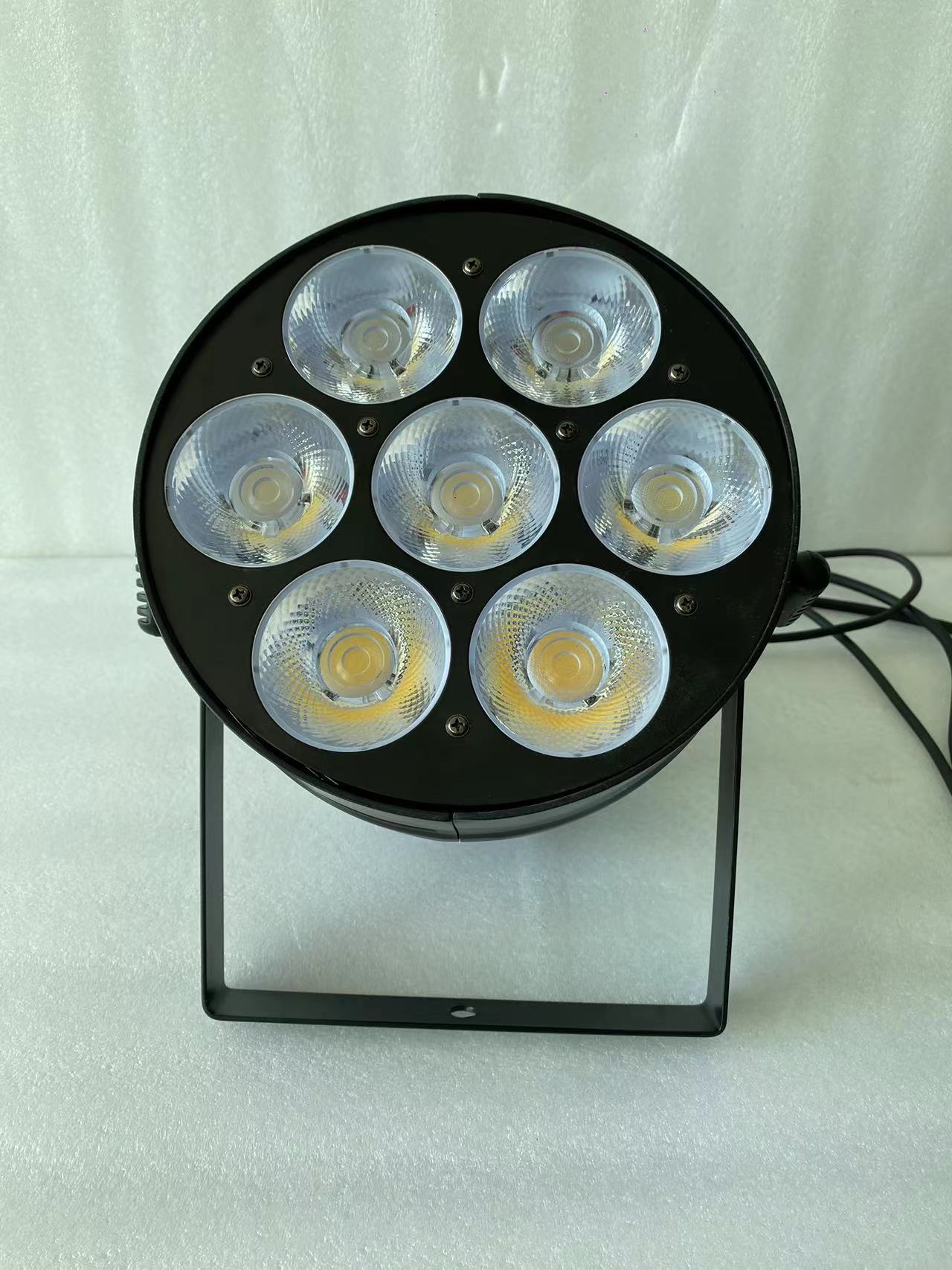 大功率 7*50W LED COB 双色暖白光泽帕灯舞台灯 led帕灯 400w