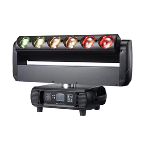 Kare kare 6pcsx40W Ibara ryuzuye RGBW 4 muri 1 LED Light Light Light Lea Lid