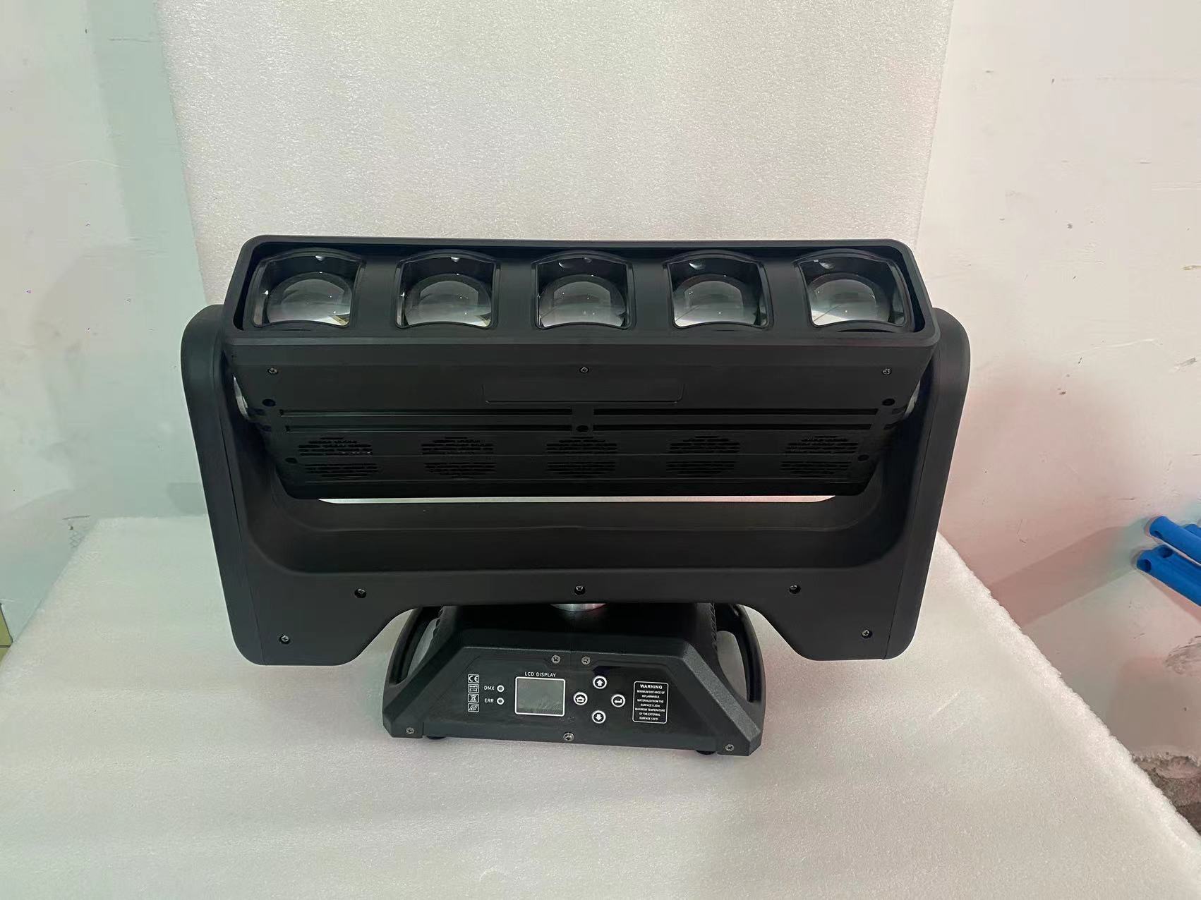 新款5*60W LED三合一全彩灯 RGB摇头矩阵灯 双面叶片聚焦矩阵灯