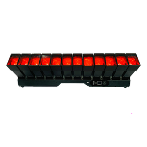 全新到货 12x60W LED 全彩 RGBW 变焦光束摇头灯线性矩阵条形灯