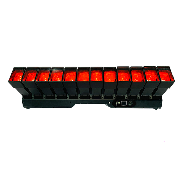 T&auml;ze gelen 12x60W LED doly reňkli RGBW ki&ccedil;eltmek ş&ouml;hlesi hereket ed&yacute;&auml;n baş &ccedil;yra &ccedil;yzykly matrisa &ccedil;yrasy
