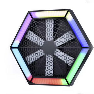 60x60 LED Big Windmill Pixel Background Lights Dyeing Flashing LED Fan Stage Light