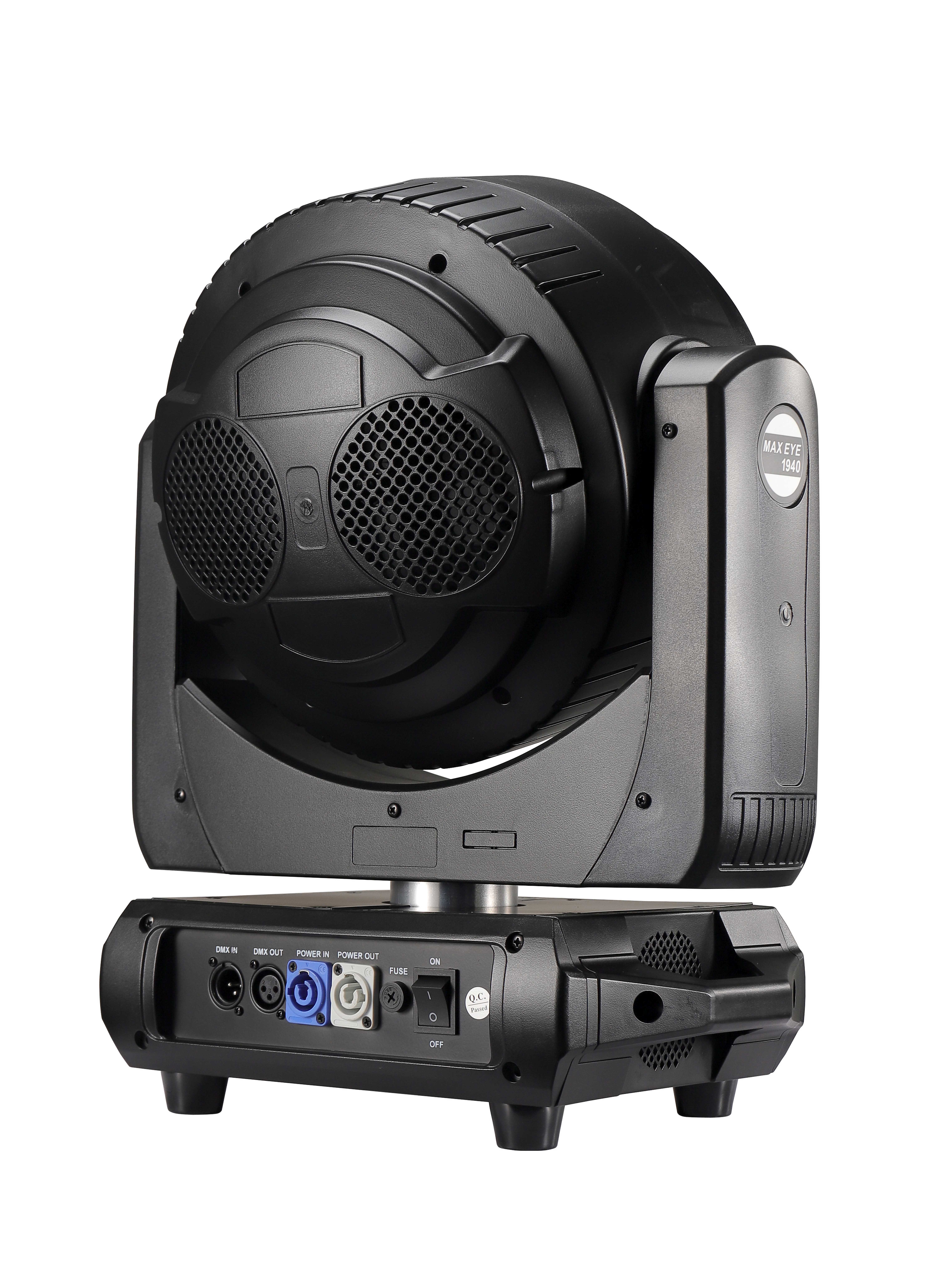 批发价派对照明 19*40w RGBW led 摇头灯焦点清洗 dmx dj 灯光婚礼表演