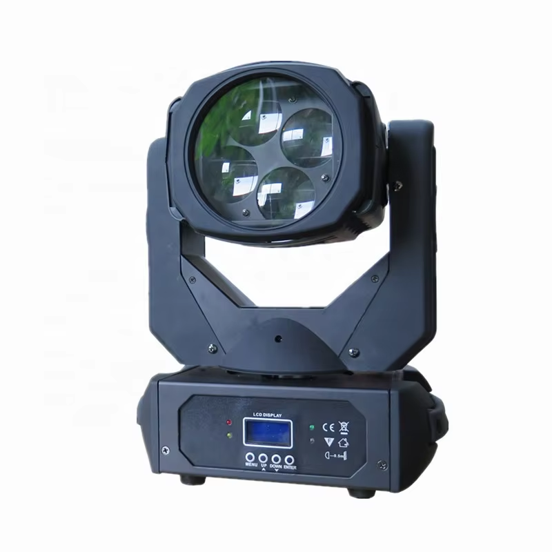 高亮度派对ktv夜店4颗25W RGBW超级摇头DJ舞台光束灯