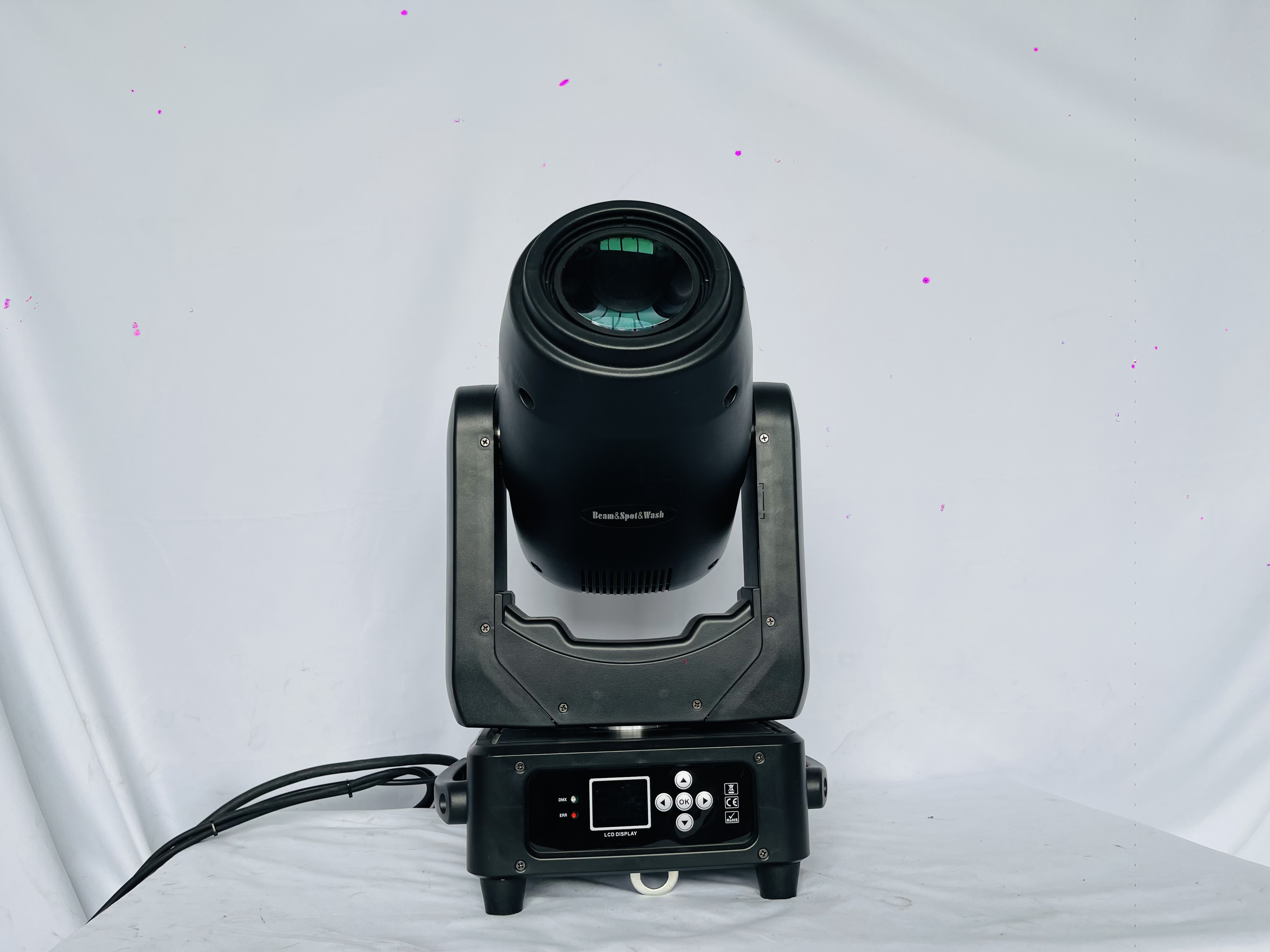 廉价 300W LED 三合一摇头图案灯 光束灯带彩色旋转图案舞台照明