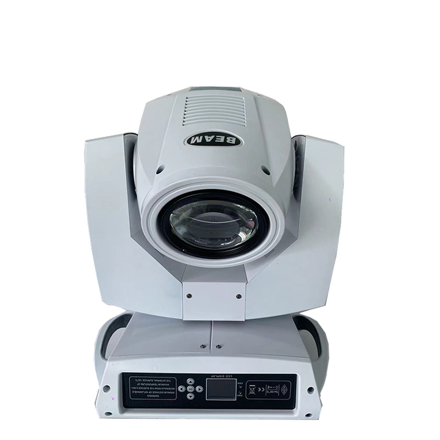 Cyflenwad Ffatri Gwyn Shell 230W 7R Beam Light Goleuadau Cam Dmx