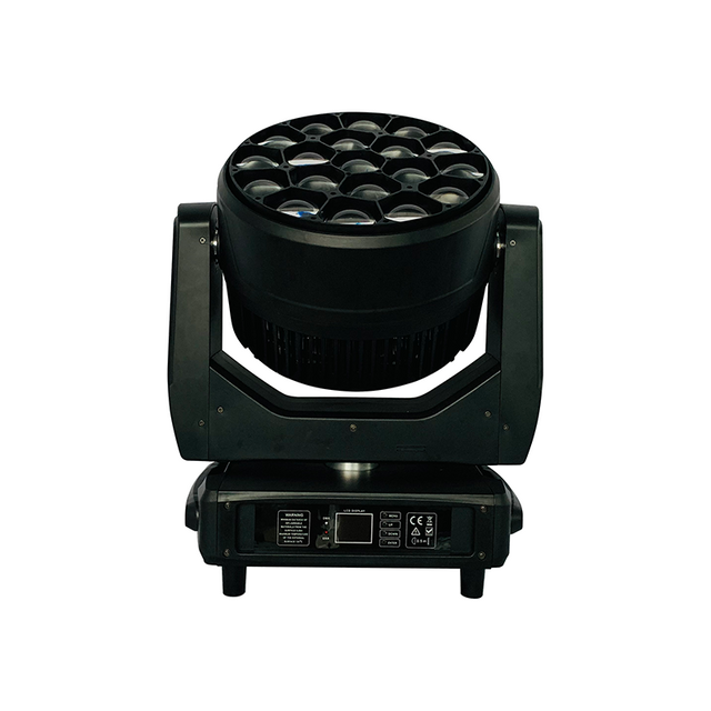 高亮度派对节目19*60W LED Zoom Wash Bee眼睛移动头DMX DJ Lighting RGBW迷恋旋转洗涤阶段灯