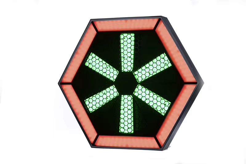 60X60 LED大风车像素背景灯染色闪烁LED风扇舞台灯