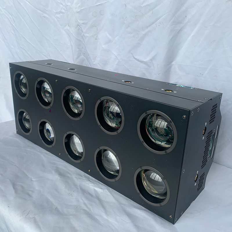 LED DJ灯10X80W矩阵带辅助灯LED点控光束舞台效果带LED灯带
